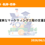 不確実なマーケティング工程の定量評価