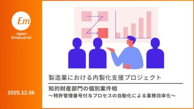 特許管理番号付与プロセスの自動化による業務効率化